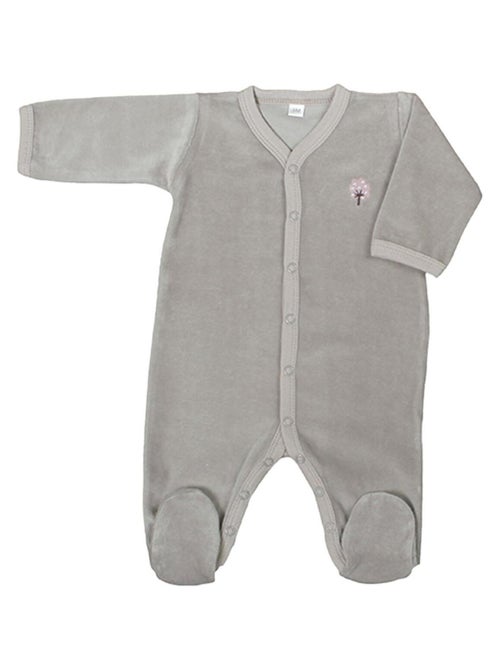 Pijama de terciopelo de algodón orgánico - Kiabi