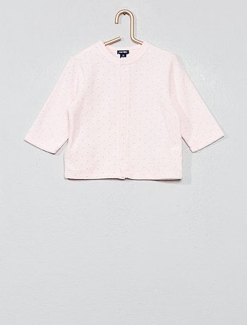 Pijama de terciopelo de algodón orgánico - Kiabi