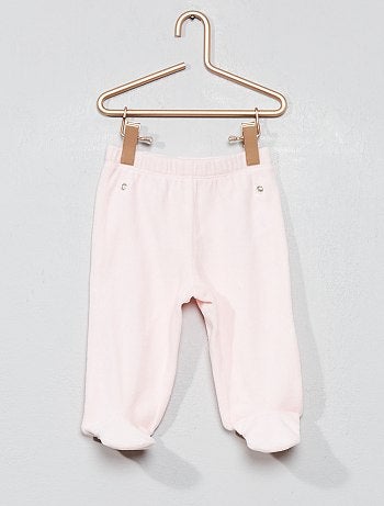 Pijama de terciopelo de algodón orgánico - Kiabi