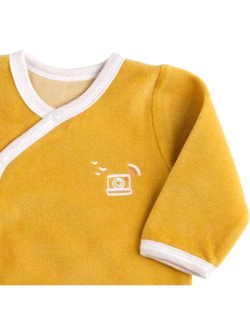 Pijama de terciopelo de manga larga para - SAUTHON - Kiabi