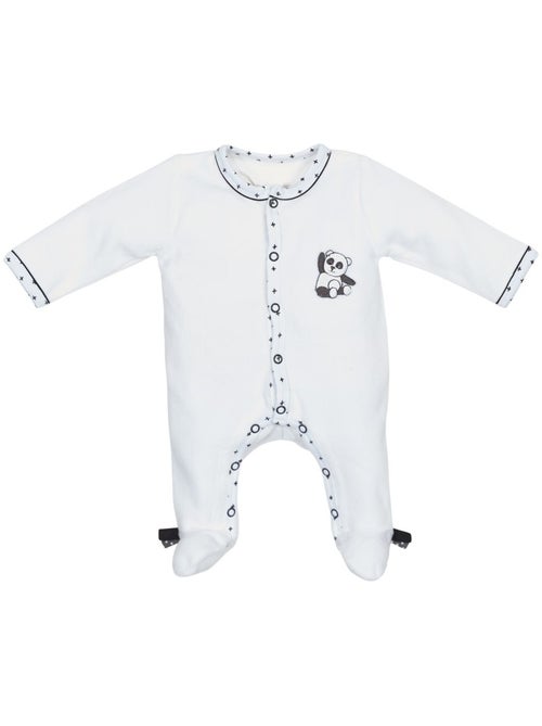 Pijama de terciopelo de manga larga para - SAUTHON - Kiabi