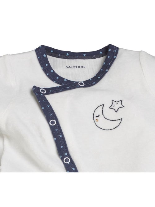 Pijama de terciopelo de manga larga para - SAUTHON - Kiabi