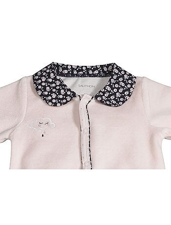 Pijama de terciopelo de manga larga para - SAUTHON