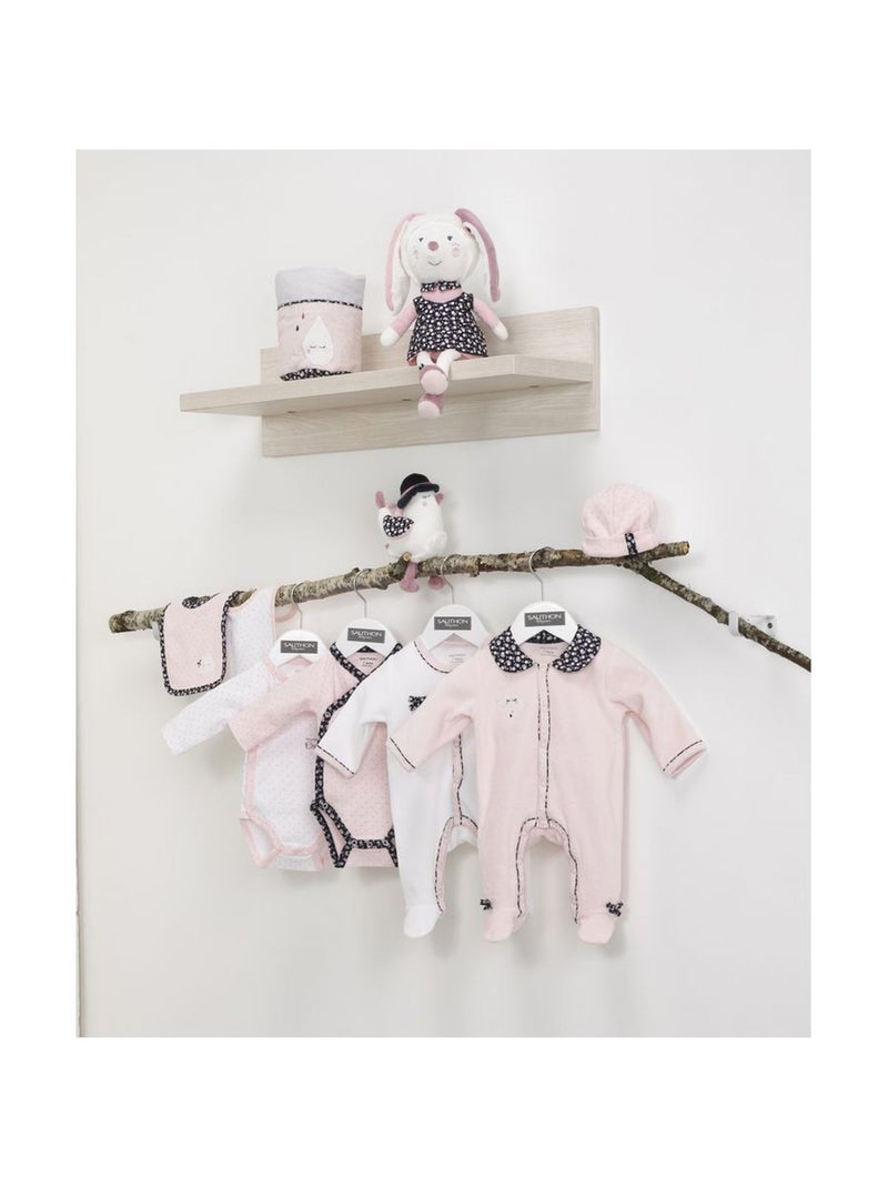 Pijama de terciopelo de manga larga para - SAUTHON Rosa - Kiabi