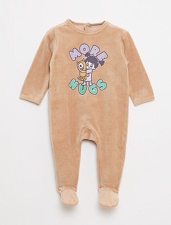 Pijama de terciopelo "Winnie