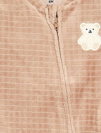 Pijama de terciopelo estampado