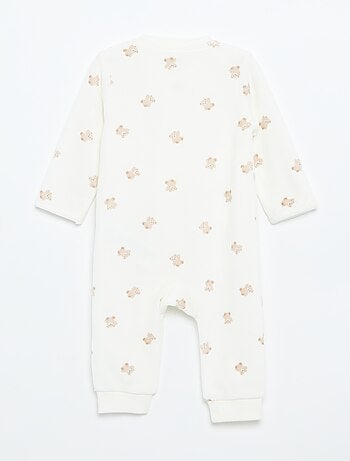 Pijama de terciopelo estampado