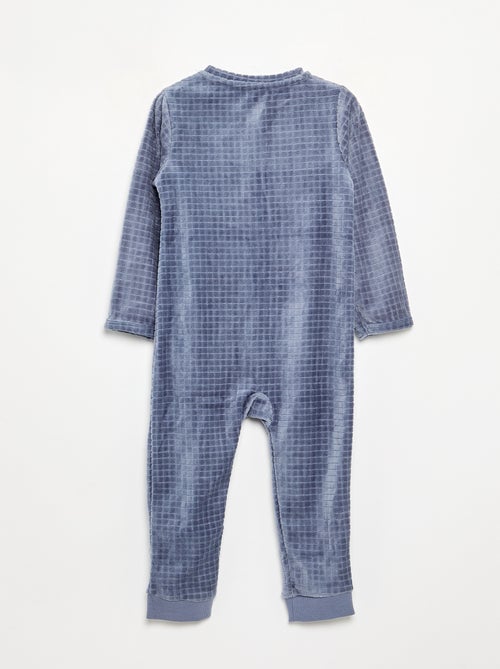 Pijama de terciopelo estampado - Kiabi Pijama de terciopelo estampado - Kiabi