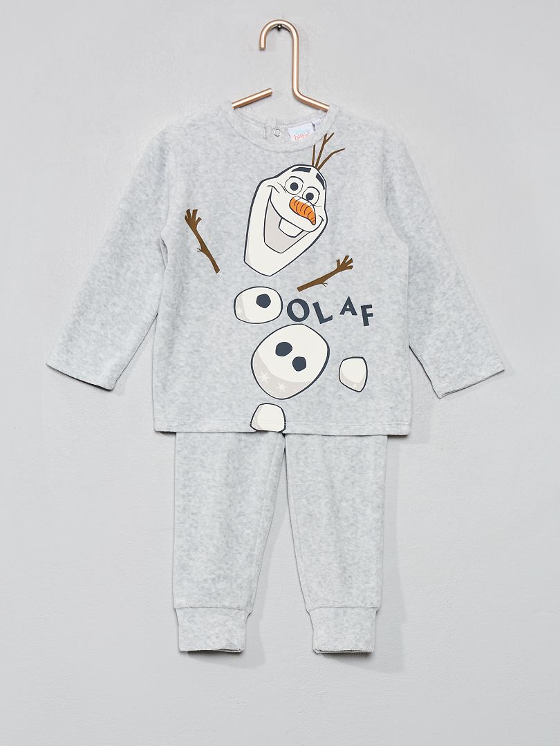 Pijama de terciopelo 'Frozen' GRIS - Kiabi