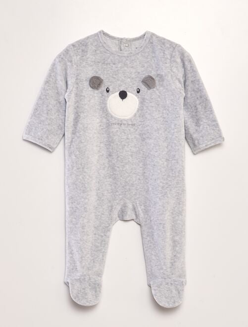 Pijama de terciopelo - Kiabi