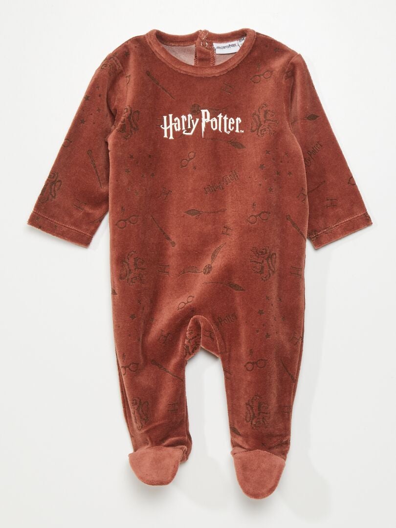 Pijama de terciopelo 'Harry Potter' MARRON - Kiabi