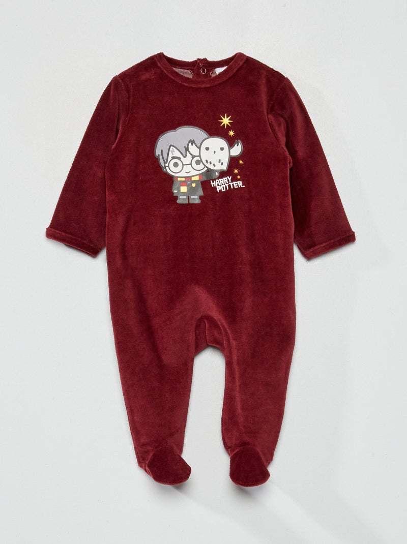 Pijama de terciopelo 'Harry Potter' ROJO - Kiabi