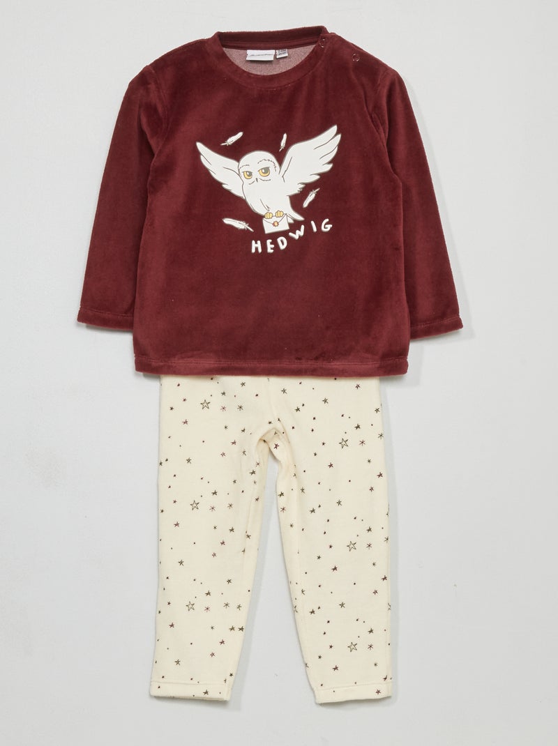 Pijama de terciopelo 'Harry Potter' ROJO - Kiabi