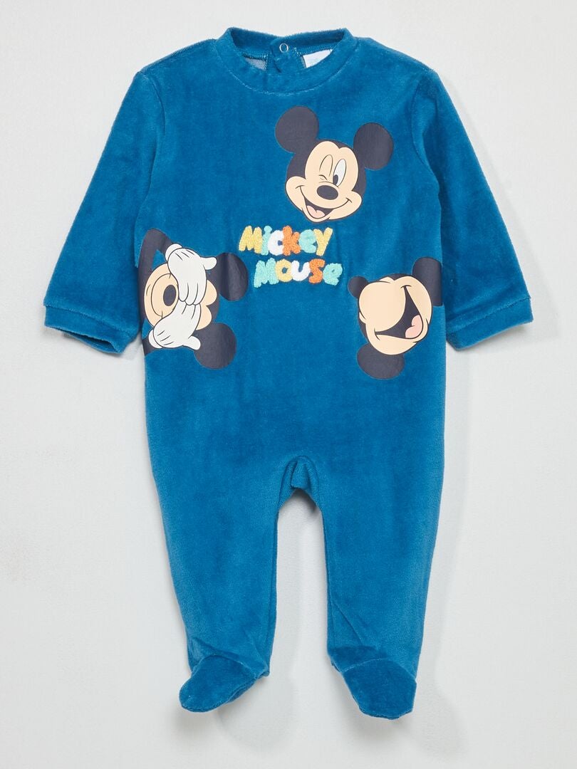 Pijama de terciopelo 'Mickey' de 'Disney' azul - Kiabi