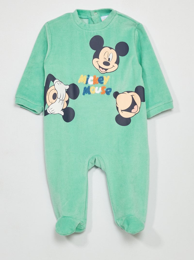Pijama de terciopelo 'Mickey' de 'Disney' BEIGE - Kiabi