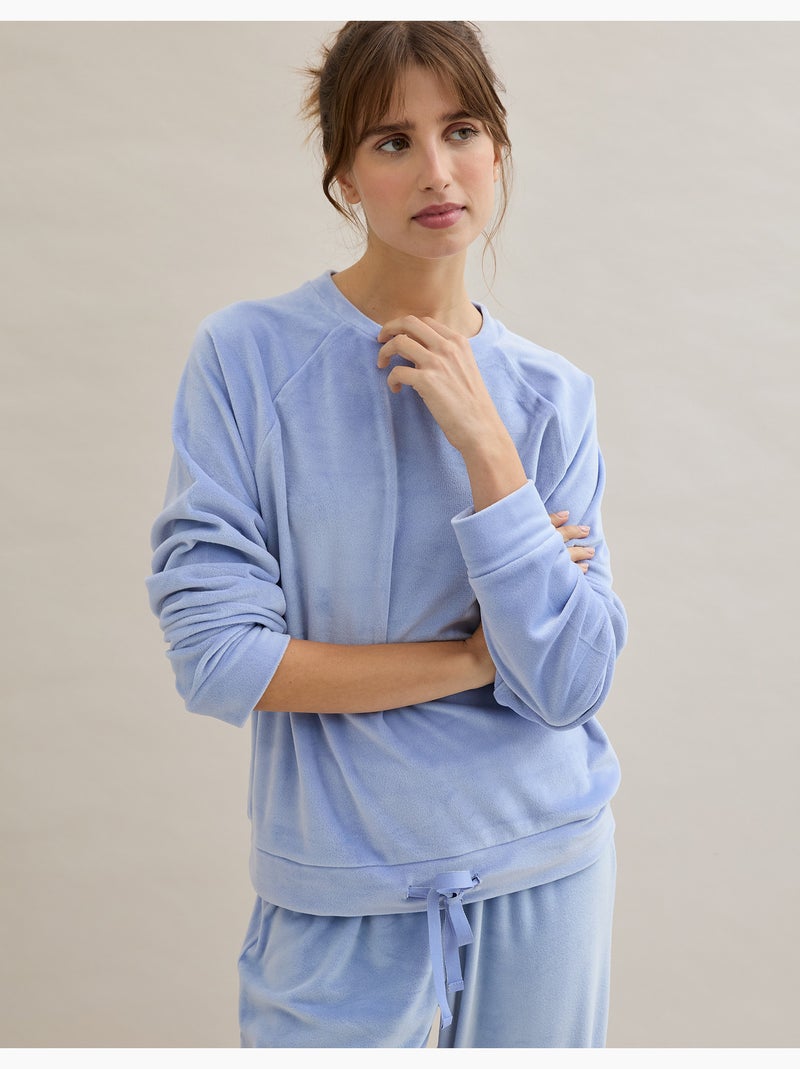 Pijama de terciopelo, MO Fashion Azul - Kiabi