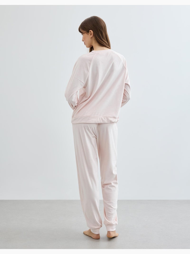 Pijama de terciopelo, MO Fashion Rosa - Kiabi