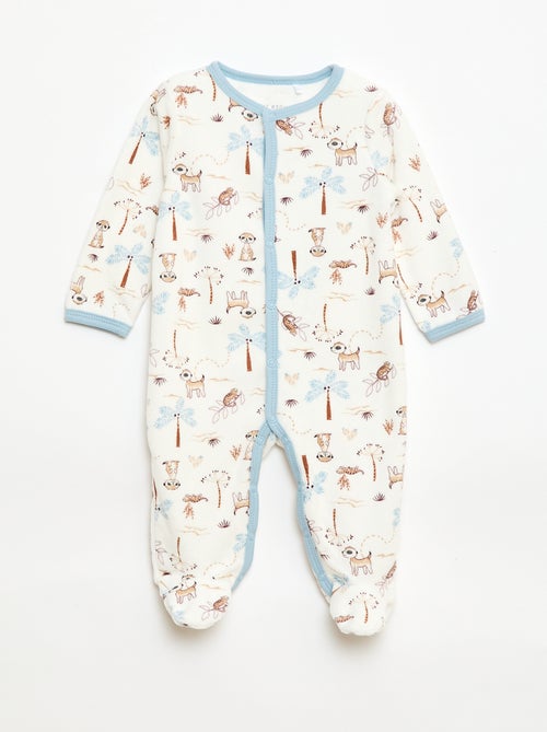 Pijama de terciopelo 'Petit Béguin' - Kiabi Pijama de terciopelo 'Petit Béguin' - Kiabi