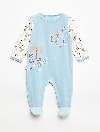 Pijama de terciopelo 'Petit Beguin'