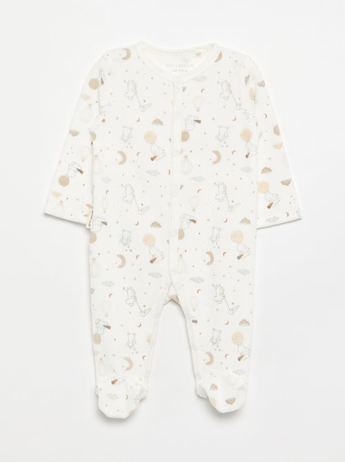 Pijama de terciopelo 'Petit Béguin' - Kiabi