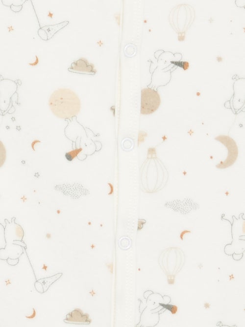 Pijama de terciopelo 'Petit Béguin' - Kiabi