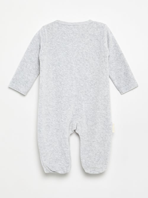 Pijama de terciopelo "Petit Béguin" - Kiabi