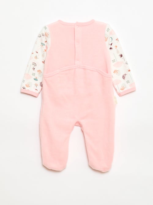 Pijama de terciopelo 'Petit Béguin' - Kiabi