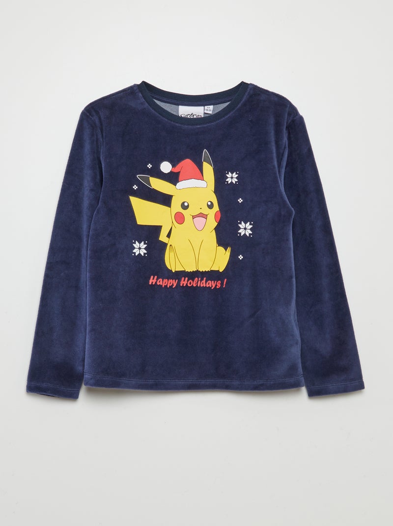 Pijama de terciopelo 'Pokémon' - 2 piezas AZUL - Kiabi