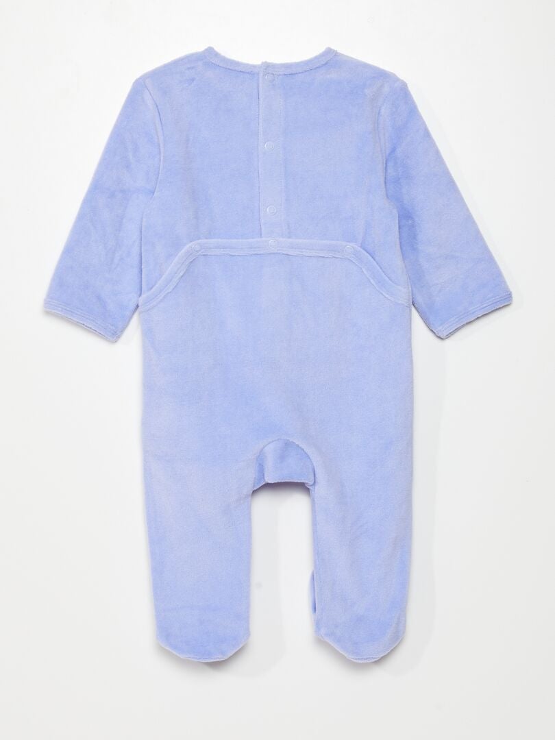 Pijama de terciopelo PURPURA - Kiabi