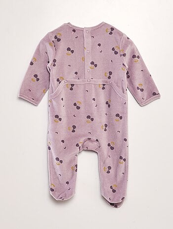 Pijama de terciopelo