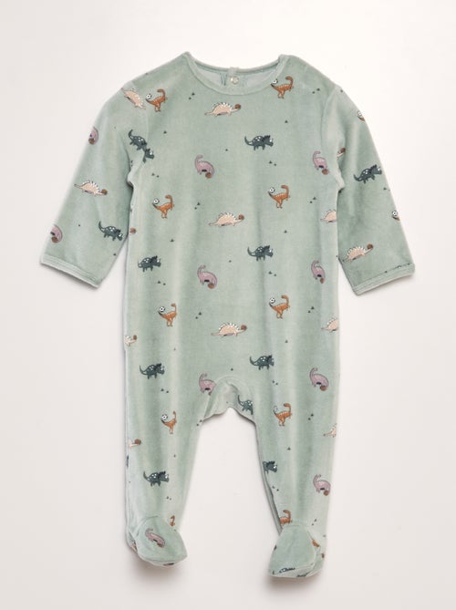 Pijama de terciopelo - Kiabi