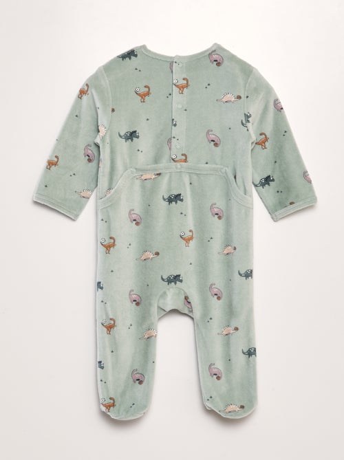 Pijama de terciopelo - Kiabi