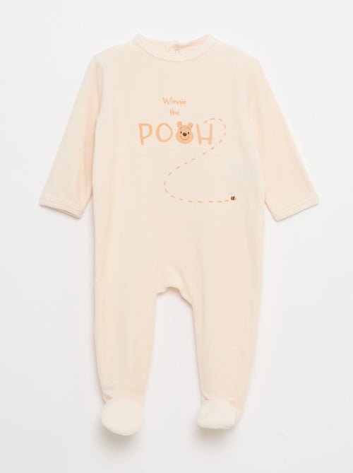 Pijama de terciopelo "Winnie" - Kiabi