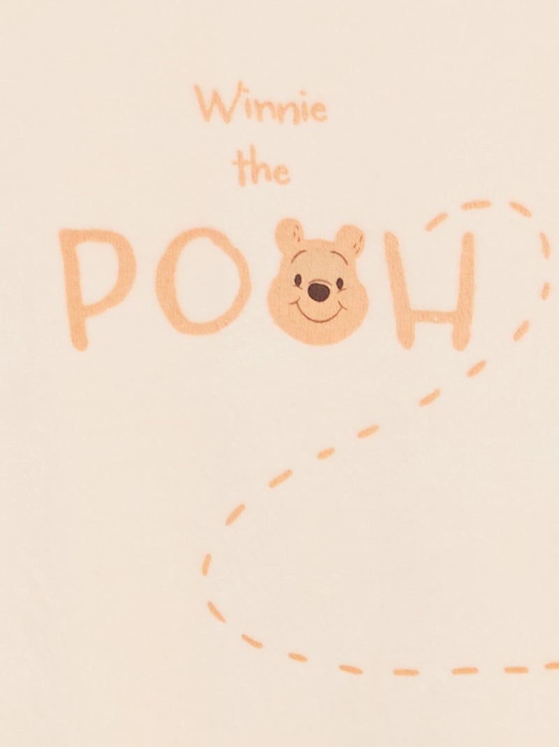Pijama de terciopelo "Winnie" Blanco - Kiabi