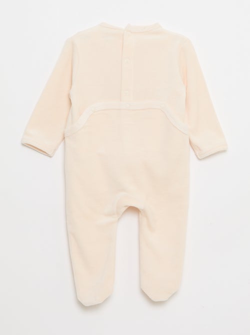 Pijama de terciopelo "Winnie" - Kiabi