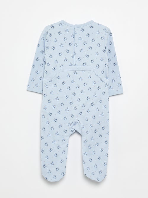 Pijama de una pieza de jersey de algodón - Kiabi