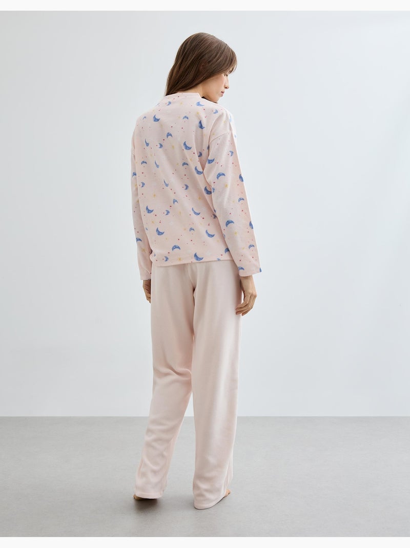 Pijama de vellón polar, MO Fashion Rosa - Kiabi