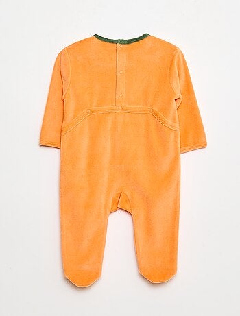 Pijama disfraz de calabaza + gorro de calabaza - 2 piezas