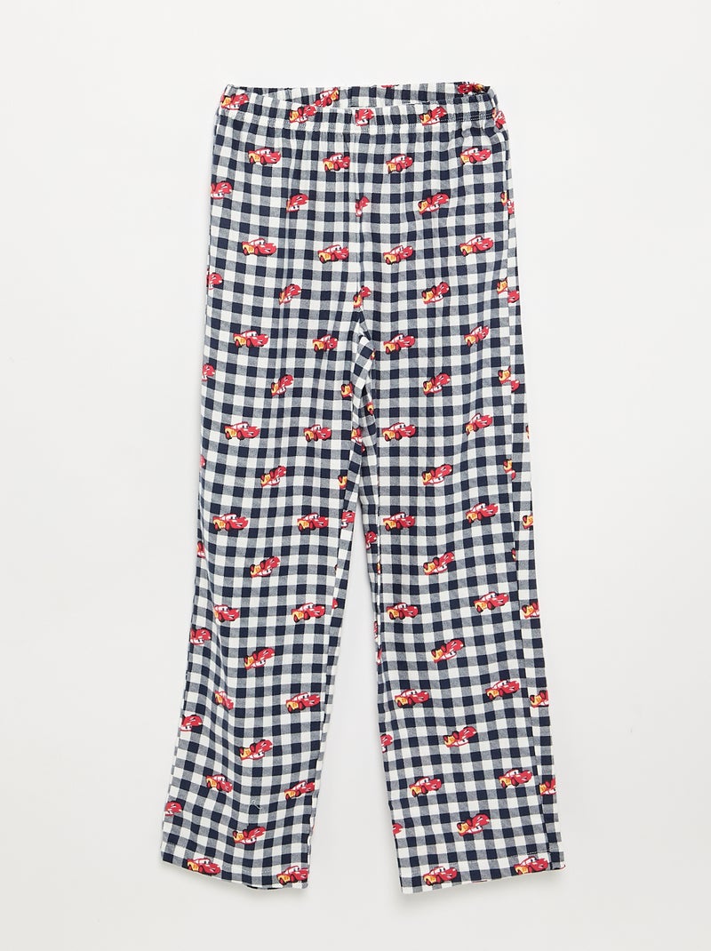 Pijama 'Disney' 2 piezas - Camiseta de manga larga + pantalón Azul - Kiabi