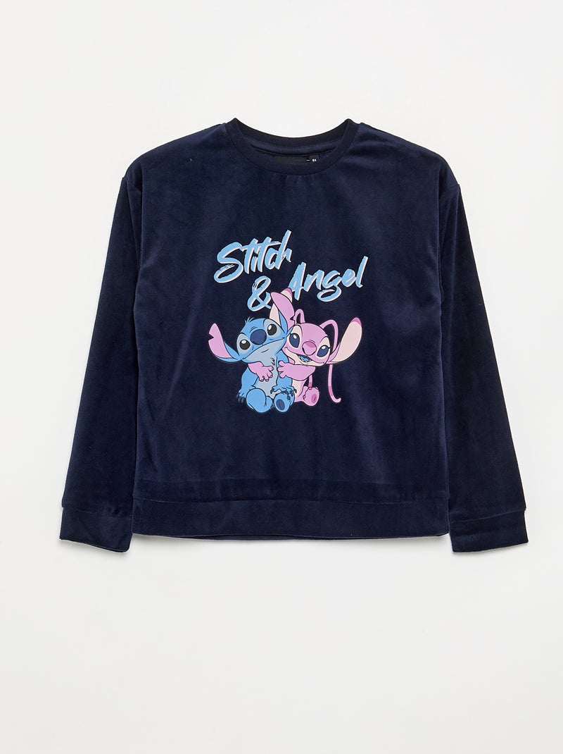 Pijama 'Disney' 2 piezas - Sudadera + pantalón Azul - Kiabi