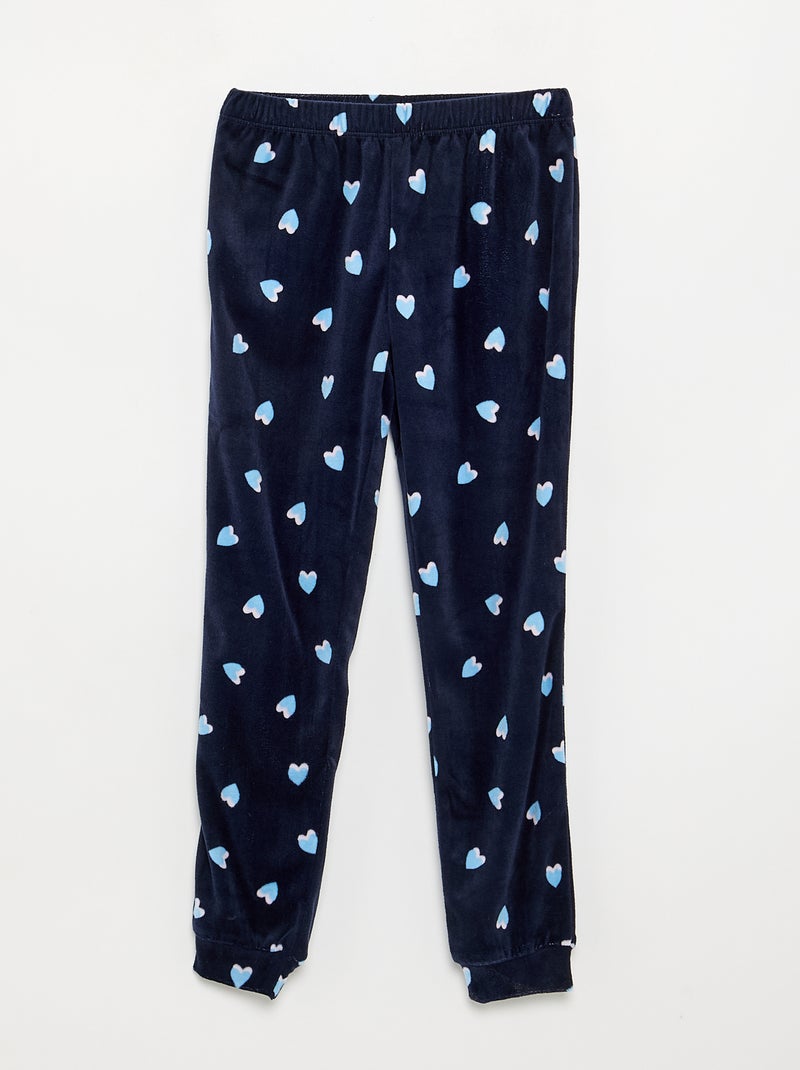 Pijama 'Disney' 2 piezas - Sudadera + pantalón Azul - Kiabi