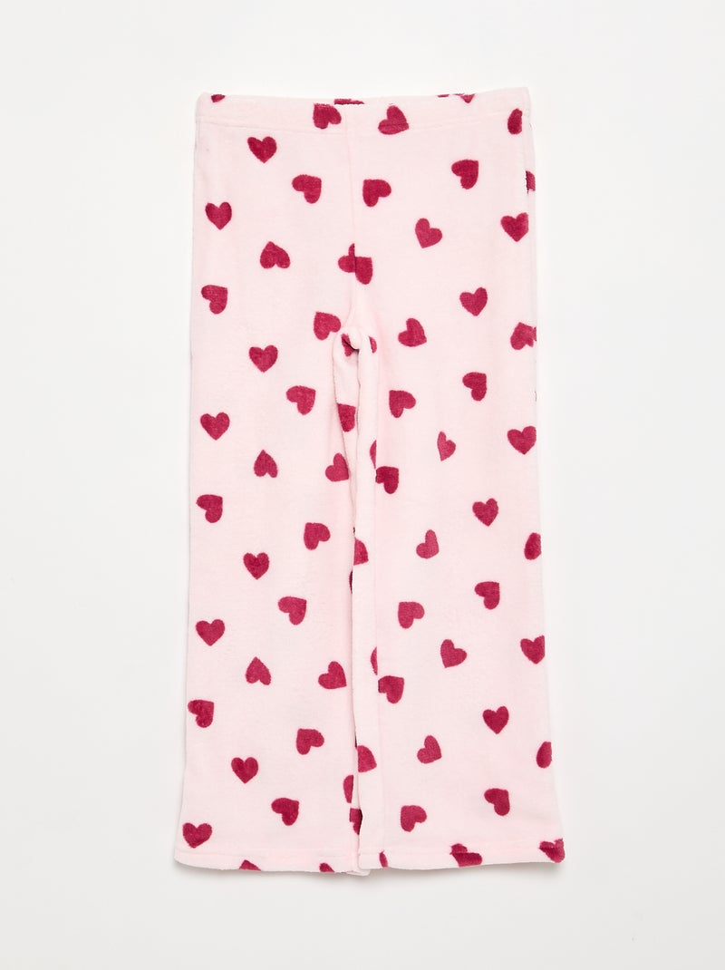 Pijama 'Disney' 2 piezas - Sudadera + pantalón Rosa - Kiabi
