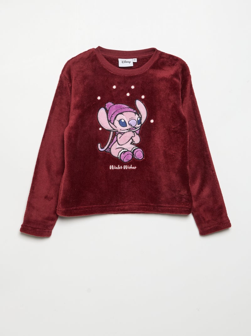 Pijama 'Disney' 2 piezas - Sudadera + pantalón Rosa - Kiabi
