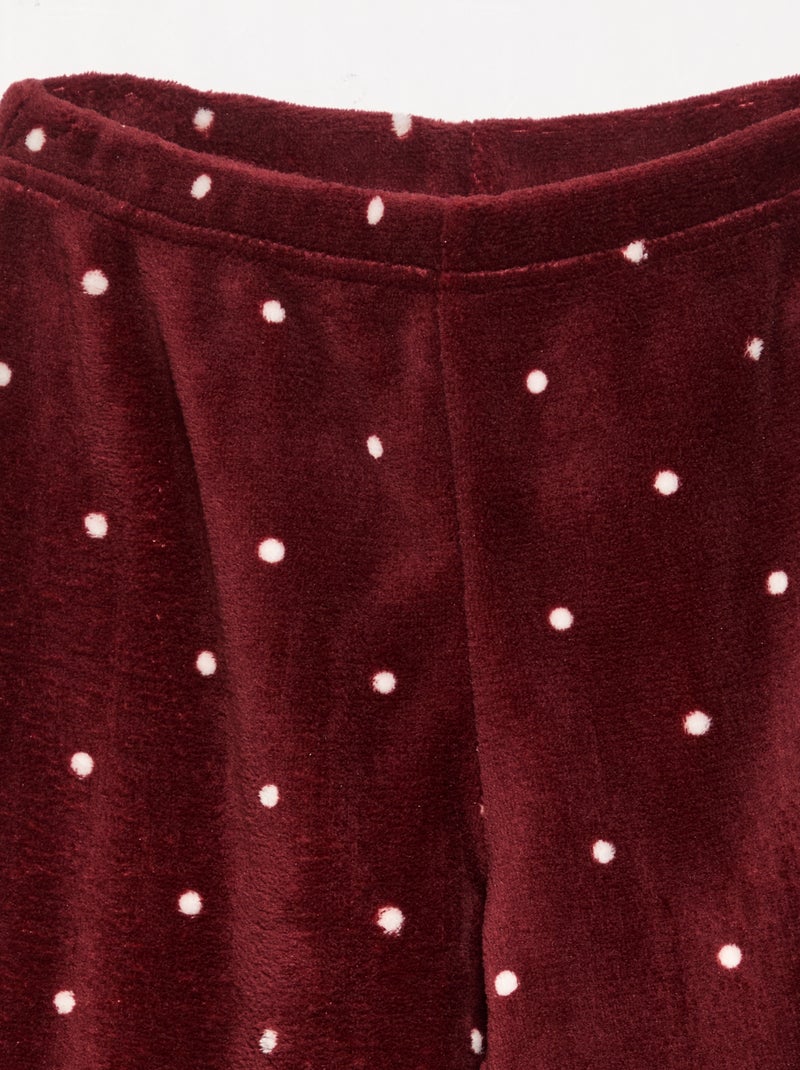 Pijama 'Disney' 2 piezas - Sudadera + pantalón Rosa - Kiabi