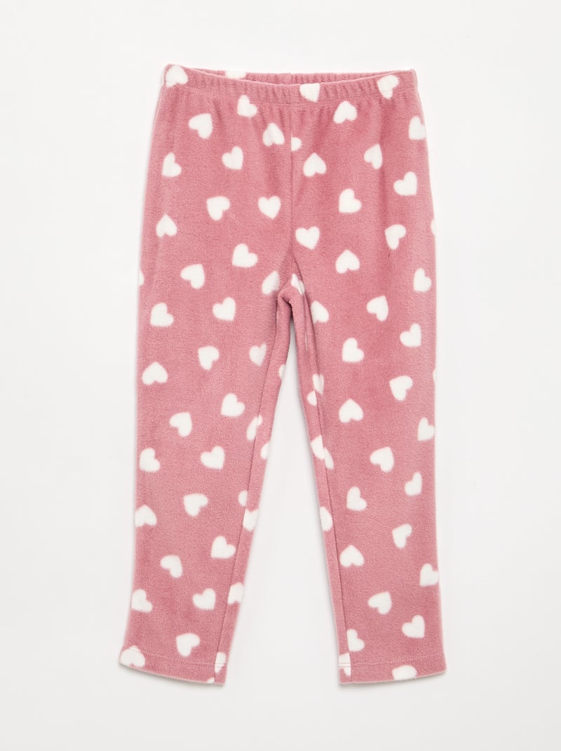 Pijama 'Disney' 2 piezas - Sudadera + pantalón Rosa - Kiabi