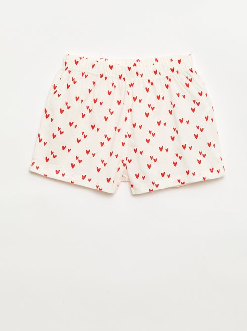 Pijama 'Disney' 2 piezas Pantalón corto + camiseta - Kiabi