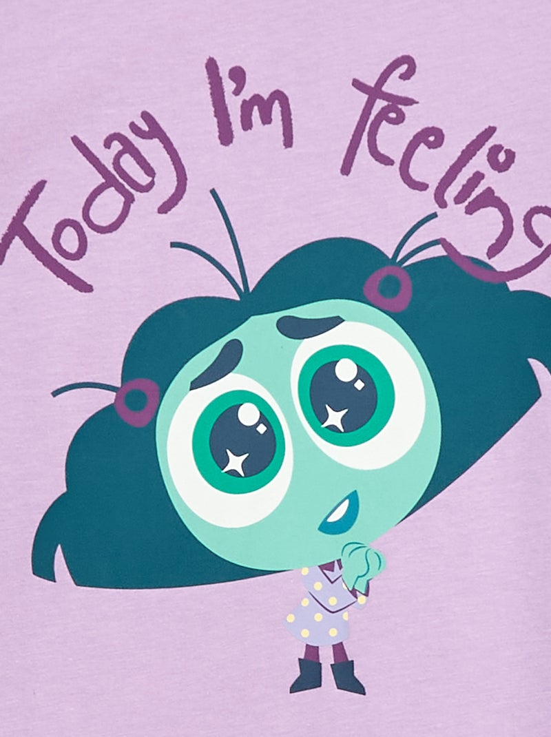 Pijama 'Disney' 2 piezas Pantalón corto + camiseta Purpura - Kiabi