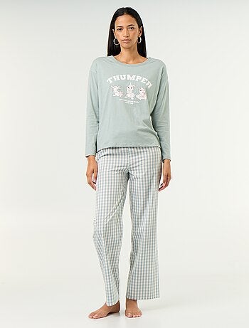 Pijama 'Disney' 'Bambi' 2 piezas - Camiseta de manga larga + pantalón