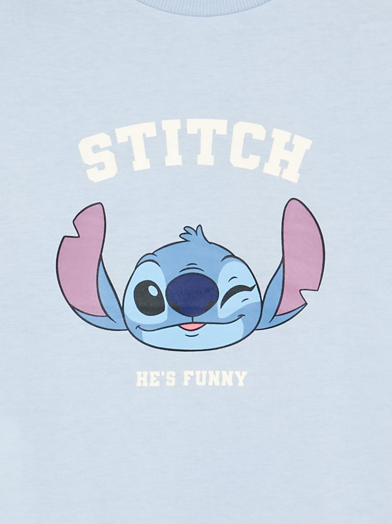 Pijama 'Disney' de 2 piezas - Camiseta de manga larga + pantalón Azul - Kiabi