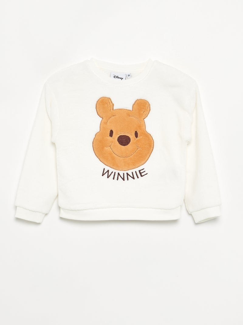 Pijama 'Disney' de 2 piezas - Camiseta de manga larga + pantalón Beige - Kiabi